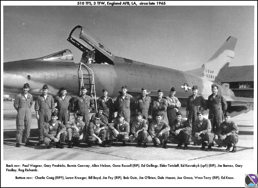 510tfs photo pilots 1965