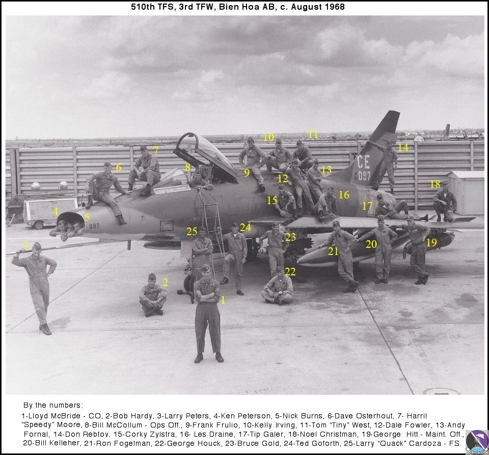 510tfs photo pilots 1968