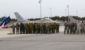 Aviano F-16 Fighting Falcons arrive at Ämari Air Base Aviano F-16 Fighting Falcons arrive at Ämari Air Base